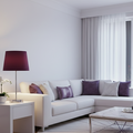 Modern Purple Table Lamp