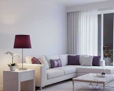 Modern Purple Table Lamp