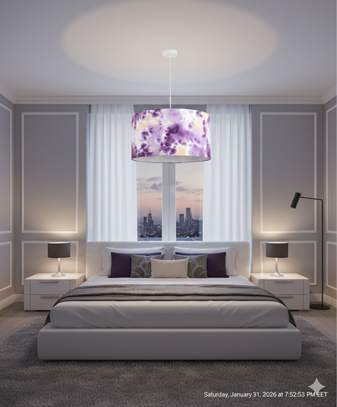 Modern Printed shade Pendant