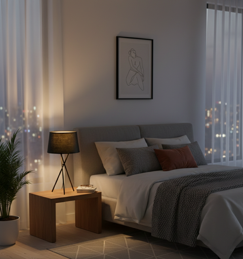 Modern Black Table Lamp