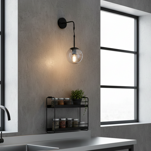 Modern Black Wall Lamp