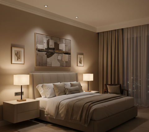 Minimal White Table Lamps