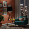 Boho Black Tripod Floor Lamp