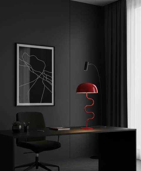 Modern Red Table Lamp