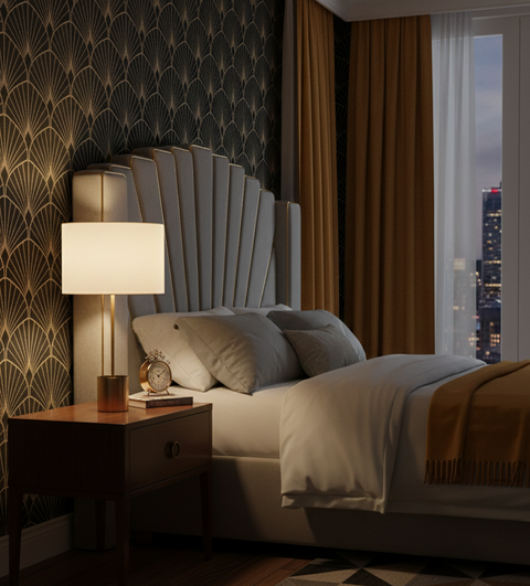 Modern Gold Table Lamp