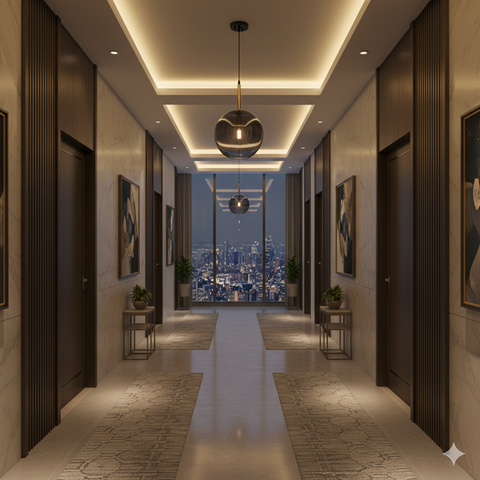 Modern Smoky Glass Globe Pendant Light