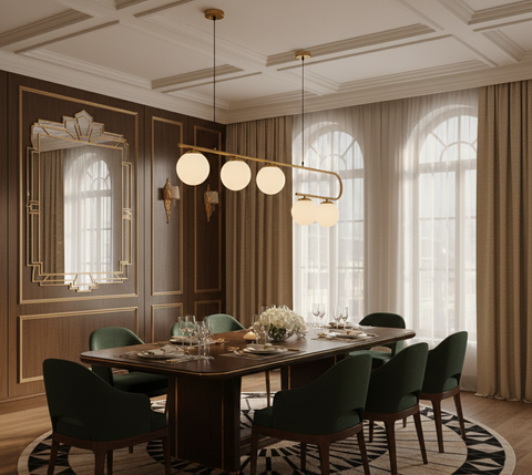 Modern Gold Track Ceiling
