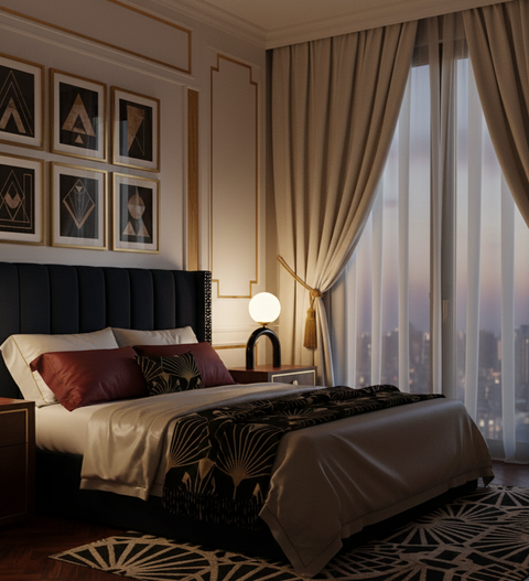 Stylish Black Table Lamp