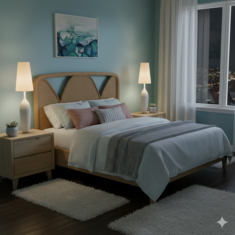 Minimal Linen Table Lamp