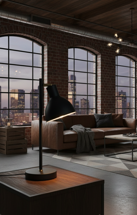 Sleek Black Desk Lamp