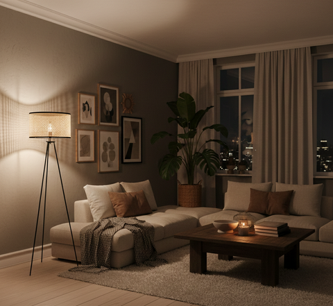 Boho Tripod Floor Lamp