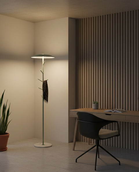 Minimalist Hanger & Floor Lamp