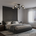 Modern Black Sputnik Chandelier
