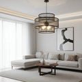 Transparent Linen Pendant Ceiling