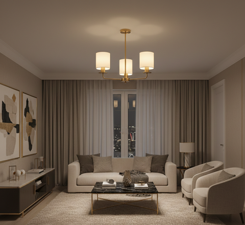 Classic Gold Branched Chandelier