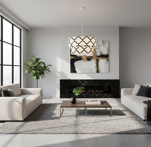 Modern Patterned Single Pendant