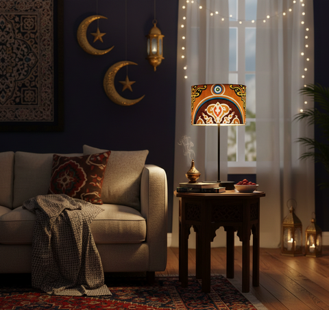Printed Shaded Modern Table lamp