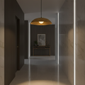 Modern Sandy Metal Shade Pendent