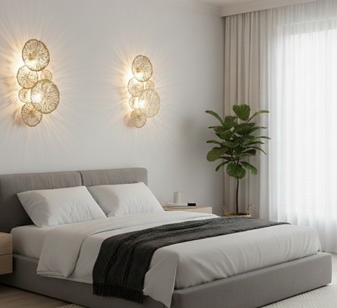 Stylish Gold Wall Lamp