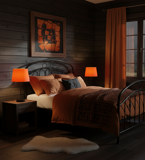 Modern Orange  Table Lamp