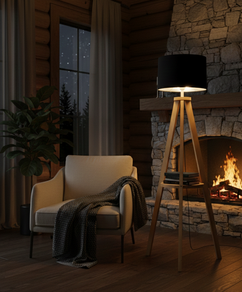 Modern Black Floor Lamp