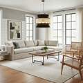 Modern Black & Beige Pendant Ceiling
