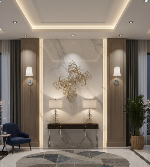 Modern White Wall Light