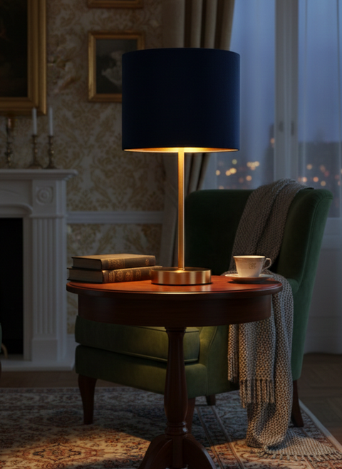 Modern Blue Table Lamp