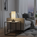 Beige Cylinder Table Lamp