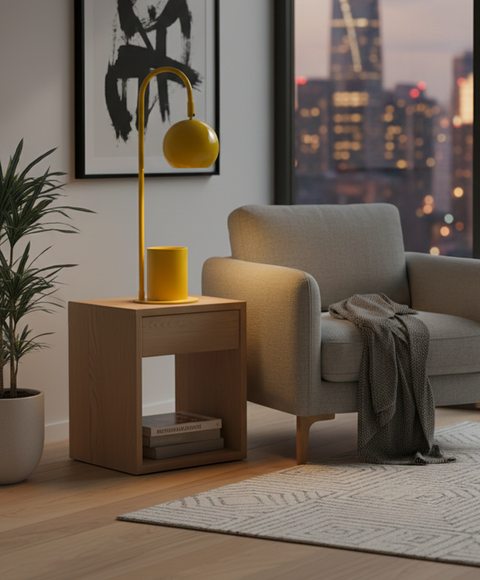 Yellow Multifunction Table Lamp