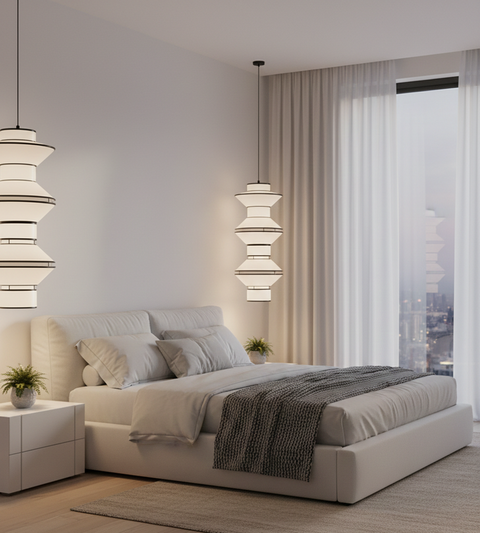 Modern White And Black Celling