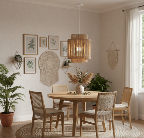 Boho Rope Pendant Ceiling