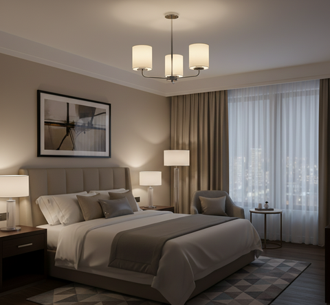 Classic Silver Branched Chandelier