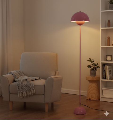 Modern Pink Powder Floor Lamp