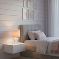Pink Powder Star Table Lamp