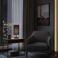 Black Cylinder Table Lamp
