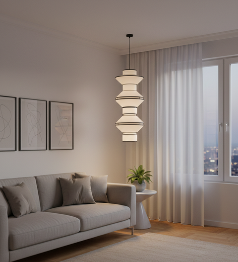 Modern White And Black Celling