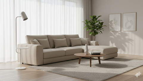 White Playful Multitask Floor Lamp