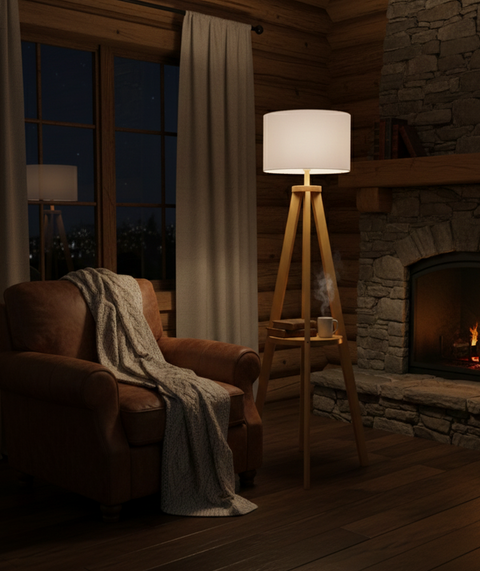 Modern White Floor Lamp