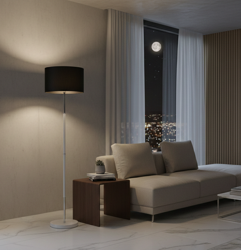 Modern Grey Stand Lamp