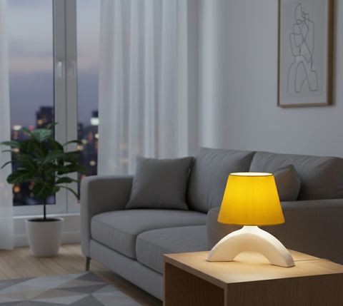 Modern Yellow Table Lamp