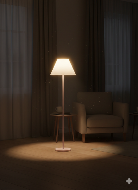 Modern White Floor Lamp