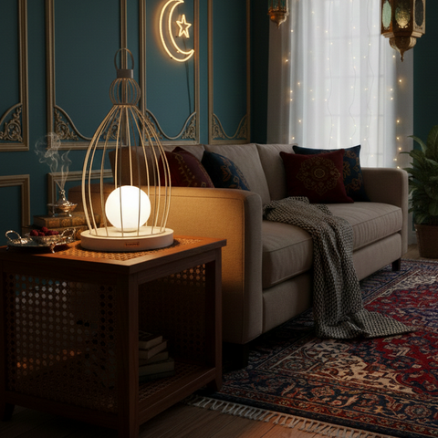 Islamic Biege Table Lamp
