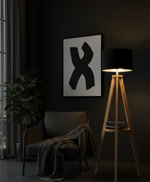 Modern Black Floor Lamp