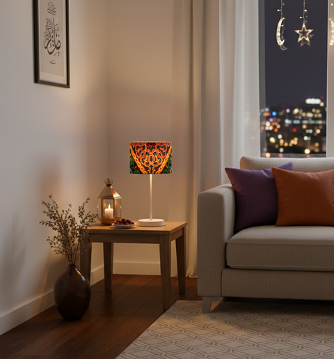 Printed Shaded Table lamp