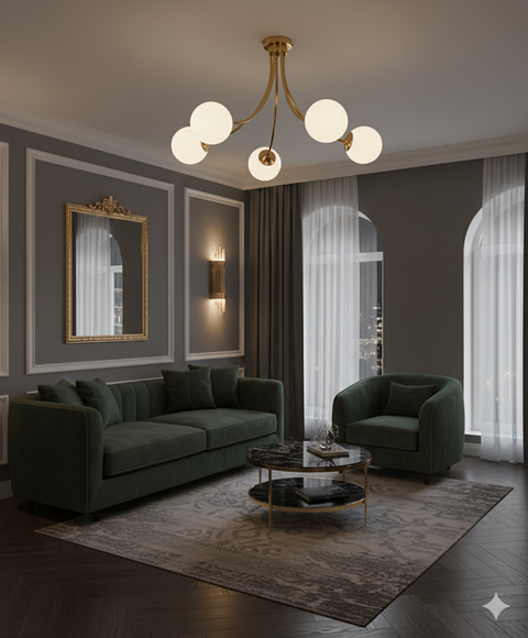 Modern Gold Ceiling lamp