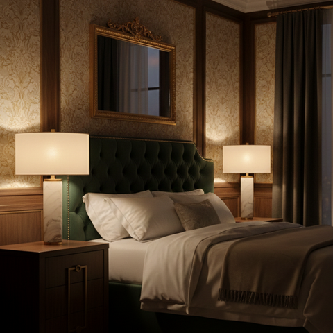 Elegant White Table Lamp