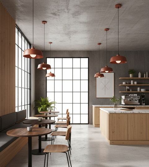 Modern Plate Shape Pendent