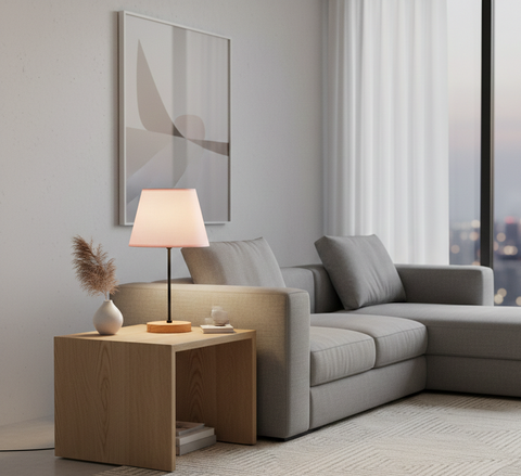 Modern Powder Pink Table Lamp