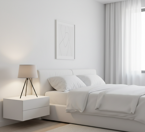 Stylish Light Grey Table Lamp